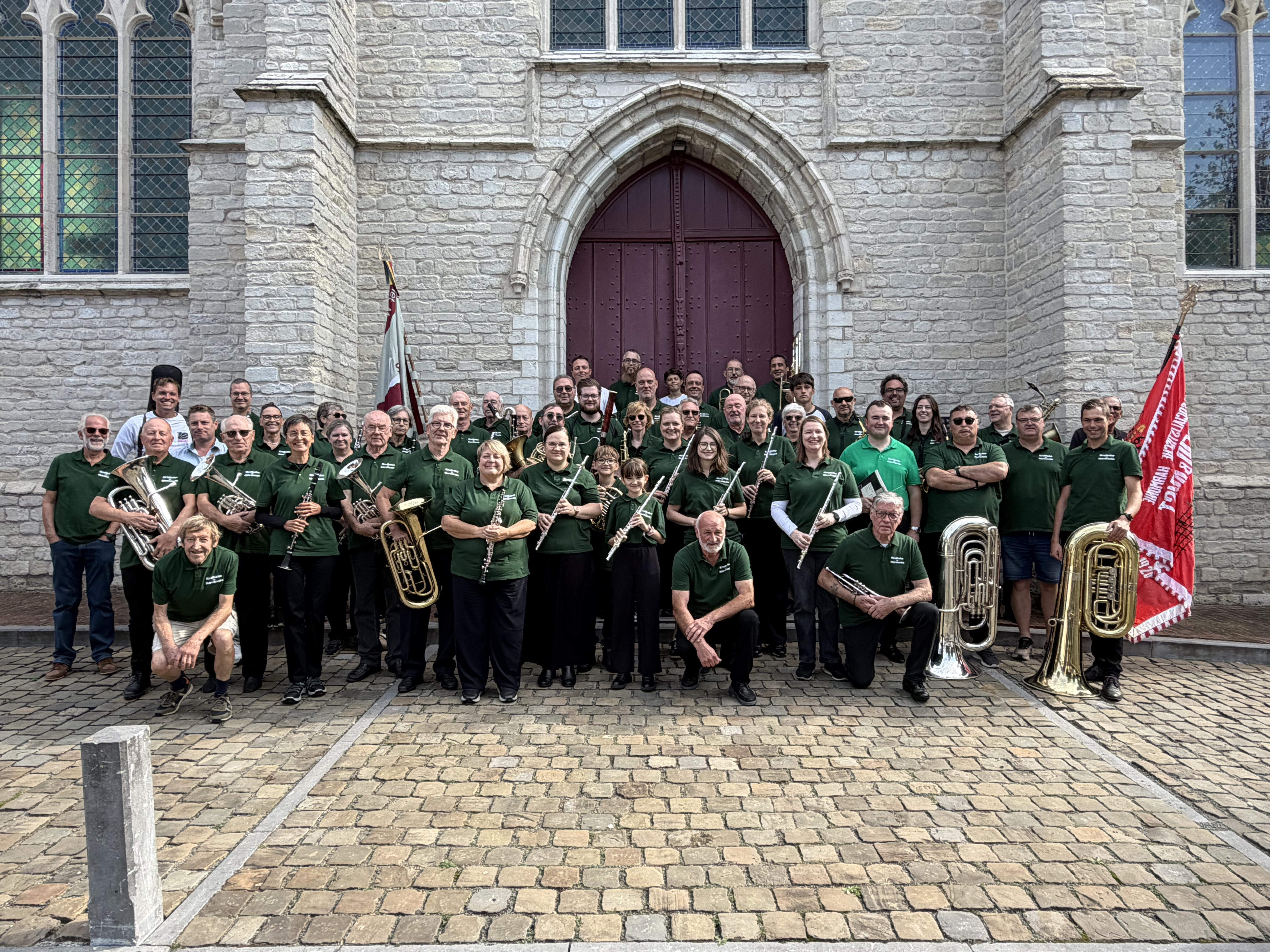 Kruibeke in Harmonie voor de kerk